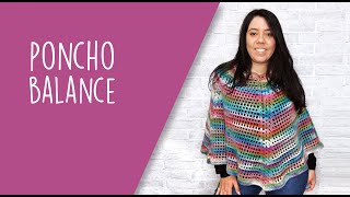 Poncho em crochê  Cisne Balance [upl. by Nadia]