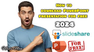 How To Download PowerPoint Presentation For Free  SlideShare 2024 Latest Update [upl. by Almallah]