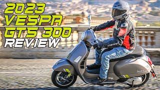 2023 Vespa GTS300 Review [upl. by Naraj]