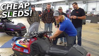 1000 Snowmobile challenge Yamaha vs Polaris vs Arctic Cat vs SkiDoo [upl. by Peggir431]