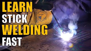 Stick Welding Basics Practice Drills [upl. by Etteniotnna357]