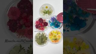 How To Make Pressed Flowers Resin Coasters  Resin  Resin art [upl. by Conover290]