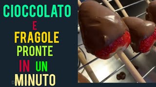 Cioccolato e Fragole pronte in un minuto [upl. by Laeahcim]