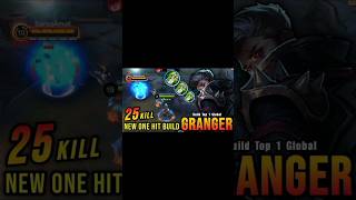 Granger one hit build  Granger one shot build  Granger best build  Granger crit damage build ml [upl. by Lisabet229]