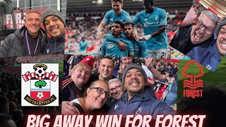 MASSIVE AWAY WIN FOR NOTTINGHAM FOREST AGAINST SOUTHAMPTON  MATCH DAY VLOG [upl. by Doe]