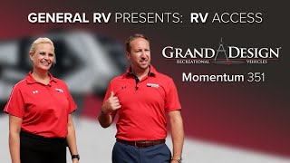 Virtual Showroom  Grand Design  Momentum 351  General RV Center [upl. by Anesusa]