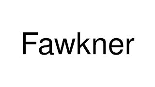 How to Pronounce Fawkner Australia [upl. by Estrellita]