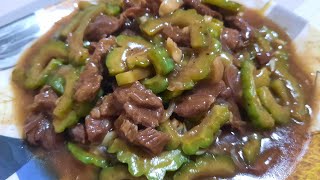 Beef Ampalaya ampalaya con carne [upl. by Kirbee531]