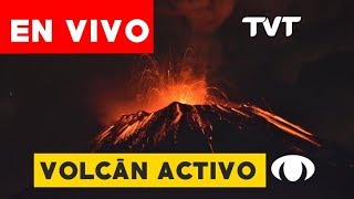 🔴VOLCÁN POPOCATÉPETL PRESENTA ACTIVIDAD [upl. by Oicanata]