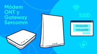 ONT y Gateway Sercomm Cambio de contraseña y SSID [upl. by Zilada45]
