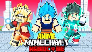 100 Players Simulate ANIME in Minecraft [upl. by Anihs]