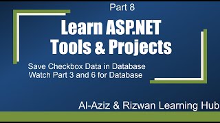 Aspnet amp C tutorial Part 8 Save Checkbox Data in Database [upl. by Assirak]