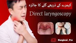 Direct laryngoscopy  Review Throat Tutorial [upl. by Hpeseoj]