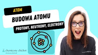 Budowa atomu  protony elektrony neutrony szkoła podstawowa [upl. by Najed]