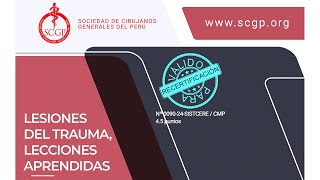 LESIONES DEL TRAUMA LECCIONES APRENDIDAS [upl. by Mclain]