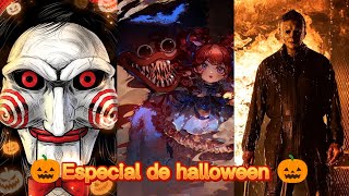 Especial de Halloween 🎃  Reagindo aos raps do Jigsaw Michael Myers e Poppy playtime [upl. by Prouty]