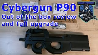 Cybergun P90 out of the box review and upgrade [upl. by Christenson]