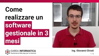 Come realizzare un software gestionale in 3 mesi [upl. by Atalya]