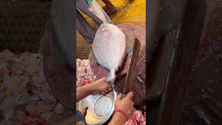 Amazing Pomfret Fish Cutting Skills In Fish Market [upl. by Odlanier431]