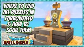 Dragon Quest Builders 2  Where To Find All The Puzzles In Furrowfield amp How To Solve Them [upl. by Arnaud]