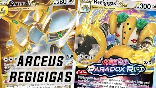 ❌ Arceus Regigigas VSTAR ¡Path y disrupción Cartas Pokémon BRECHA PARADÓJICA  PARADOX RIFT [upl. by Orimlede]