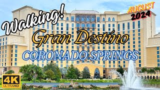 4K DISNEYS GRAN DESTINO CORONADO RESORT WALKTHROUGH new shopping relaxing best walk hotel [upl. by Avlem435]