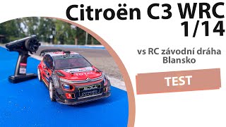 Citroën C3 WRC 114 vs RC dráha Blansko [upl. by Skricki924]