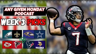 NFL Week 3 Predictions and Upsets  Panthers Win [upl. by Klimesh731]