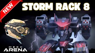 Tengu with Storm Rack 8 💥  Mech Arena [upl. by Ateekal]