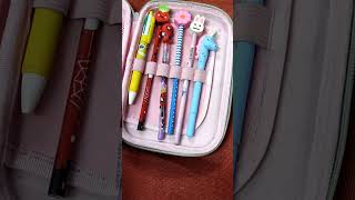 Whats in my pencil case cute stationary pouch schoolsupplies bts pencilbox pencilpouchtiktok [upl. by Babby]