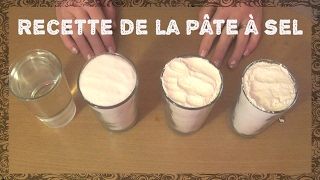 Recette de la pâte à sel facile [upl. by Wystand]