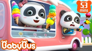 Tiệm xe kem của Kiki và Miumiu  Những vị kem ngon nhất  Nhạc thiếu nhi vui nhộn  BabyBus [upl. by Mallen]