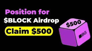 Block Games Airdrop  How To Claim Free Block Token Airdrop blockairdrop blockgames [upl. by Aklam]