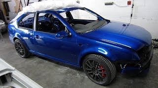 VolksWagen Jetta Mk4 Custom Coupe 4Motion R32 Twin Turbo Build Project [upl. by Tereve304]