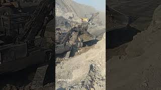 Front hoe shovel machine loading Overburden👷 coalindia coalminer coalminingmining [upl. by Uzziel901]