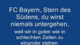 Fc Bayern Stern des südens Lyrics [upl. by Llebiram]