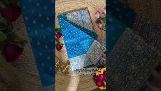 Wedding Specials Katan Silk Saree  Sarees By Zilikaa wedding special bridal fashion blue love [upl. by Odlauso667]