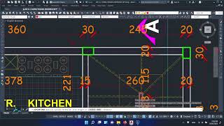 How to dimension a floor plan in AutoCAD 2022architecture architect [upl. by Lindie]