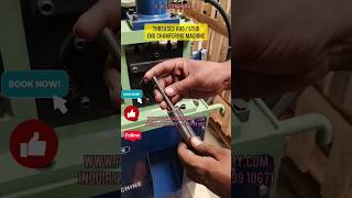 Threaded Rod End Chamfering Machine shorts viral science technology chamfer trending pmt [upl. by Revorg]