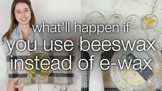 What happens if you use beeswax instead of emulsifying wax [upl. by Ahoufe]