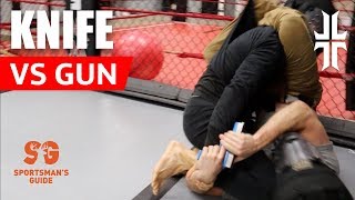 UFC Fighter w Knife vs Gun Fighter [upl. by Emarie]