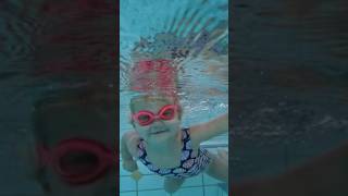 2 Year Old Swimming Underwater toddler underwater swimming parenting pool [upl. by Akinot]