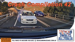 Australian Car Crash  Dash Cam Compilation 42 [upl. by Oznohpla]