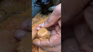 Finally Got A DIAMOND 🤑🤩 gems diamond crystals gold rockhounding satisfying [upl. by Careaga]