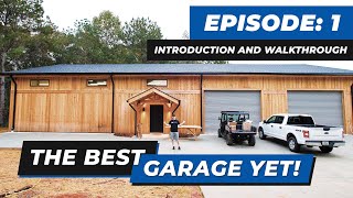 The BEST Garage Build EVER  E1 Initial Walkaround 5000 Sq Ft of Garage Perfection [upl. by Leirej]