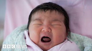 Chinas population falls for first time since 1961  BBC News [upl. by Soo]