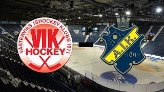 Västerviks IK  AIK  Omgång 8 Hockeyallsvenskan 201920 [upl. by Ccasi]