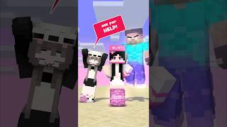 Help Sadako Throw Bedrock shorts aphmau helpherobrine minecraft minecraftshorts [upl. by Orabelle92]