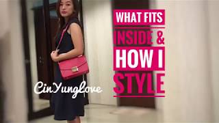 What fits inside my Furla Metropolis Shoulder Bag  Mod Shot [upl. by Nirad470]