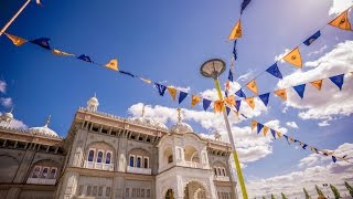 Nagar Kirtan at Guru Nanak Darbar Gurdwara Gravesend  Vaisakhi 2017 In 4k [upl. by Hedvige]